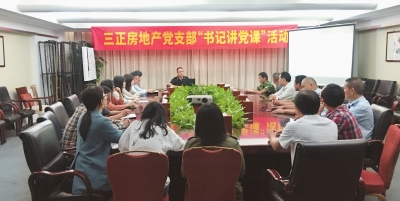 陳文發(fā)書記為全體黨員講了一堂生動的黨課。.jpg
